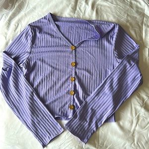 Long sleeve top size M. Lilac/ purple color. SHEIN